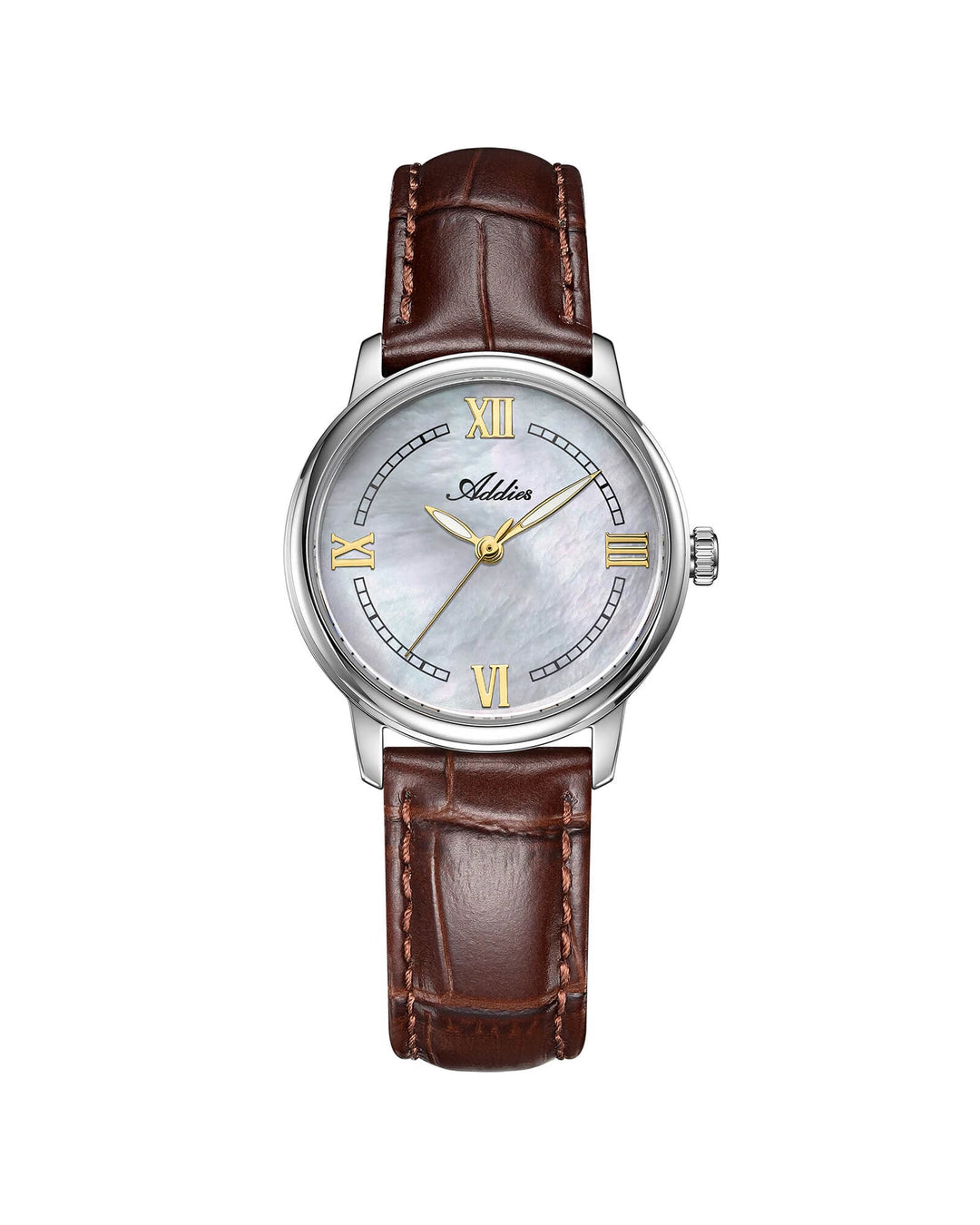 Relógio Feminino Addies Madre Pérola Quartzo 31mm Couro — AW25906