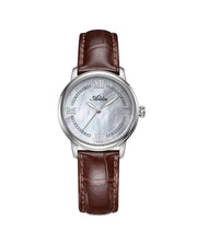 Relógio Feminino Addies Madre Pérola Quartzo 31mm Couro — AW25906